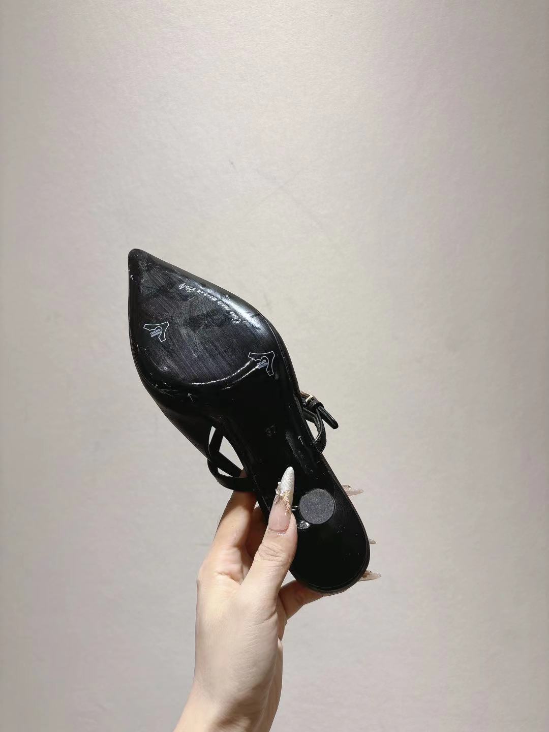 Dolce & Gabbana DG Women's Pointed-Toe Leather Heels