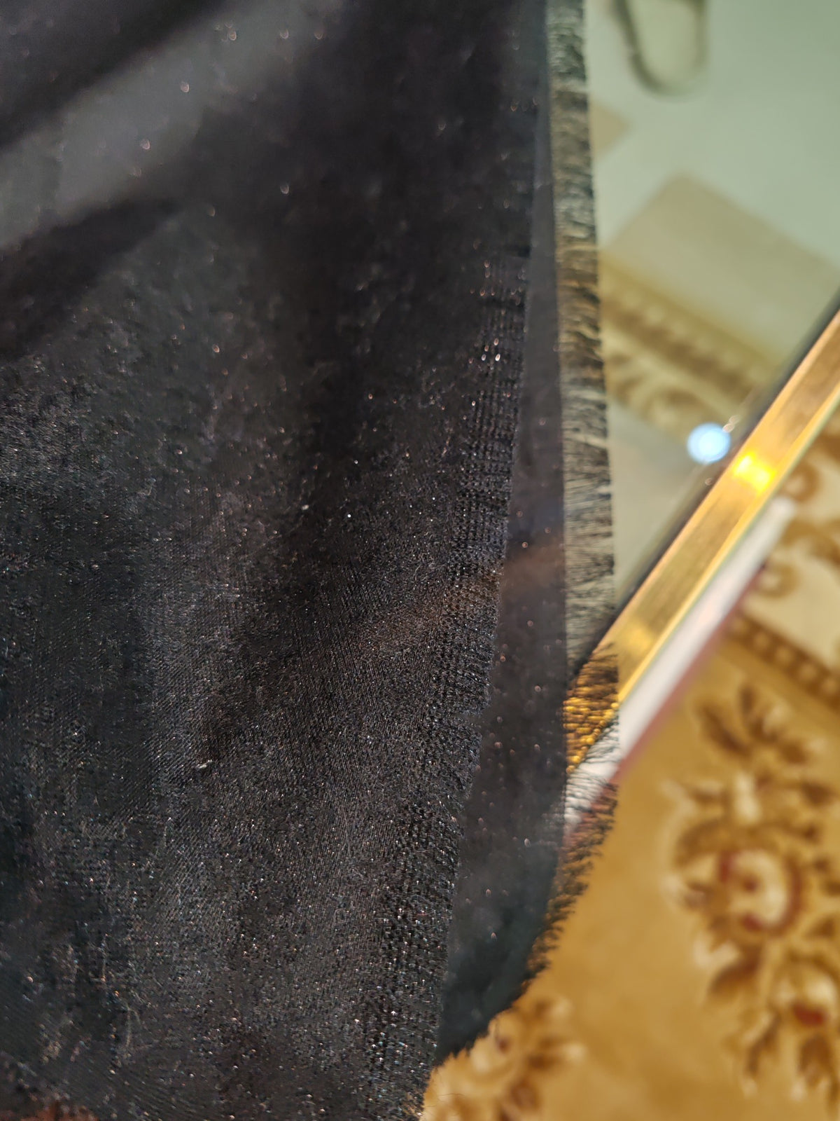 silver metal floral Shawl for women - alternate angle view 2