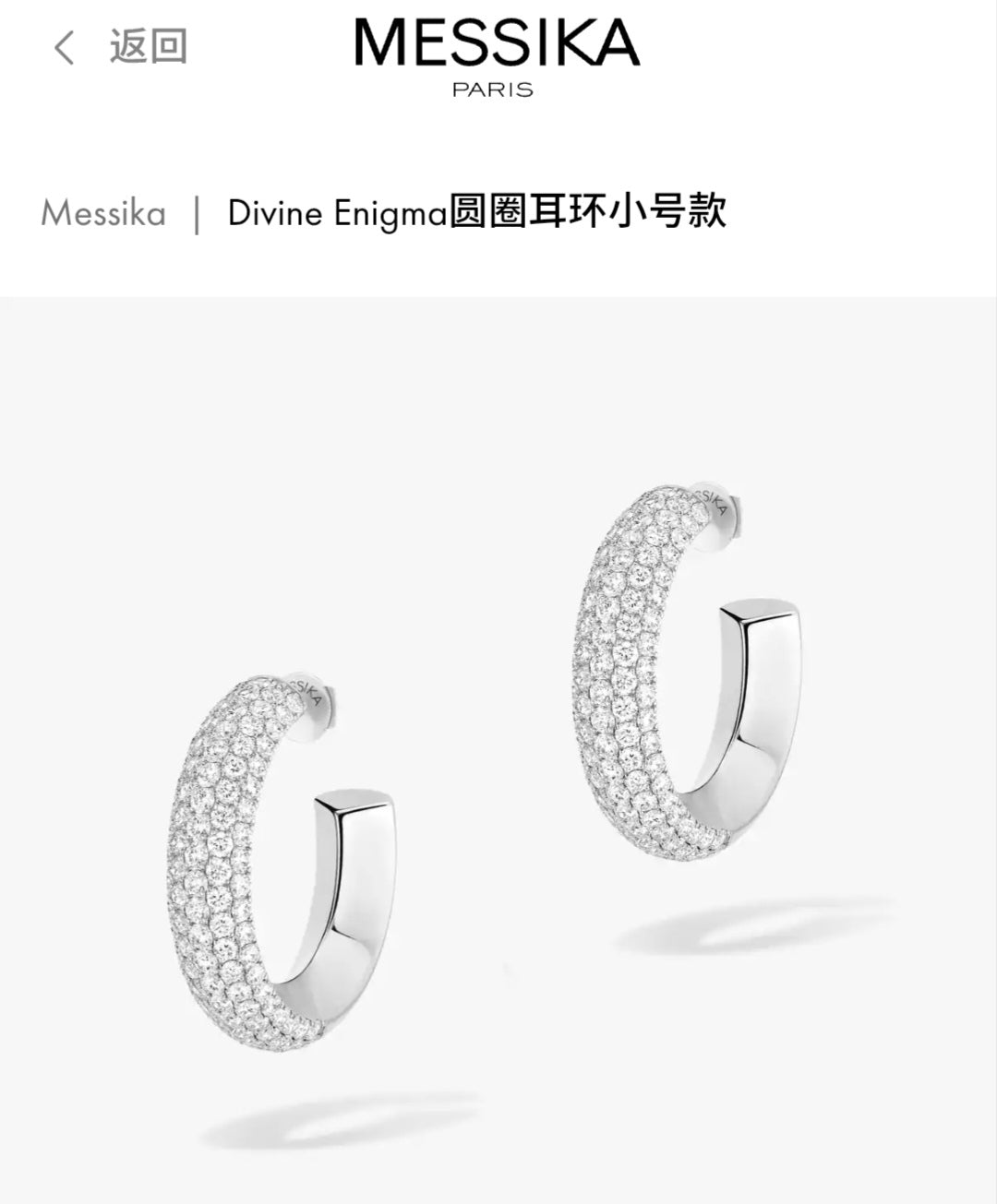 rose gold crystal rose Stud Earrings for women - product detail view