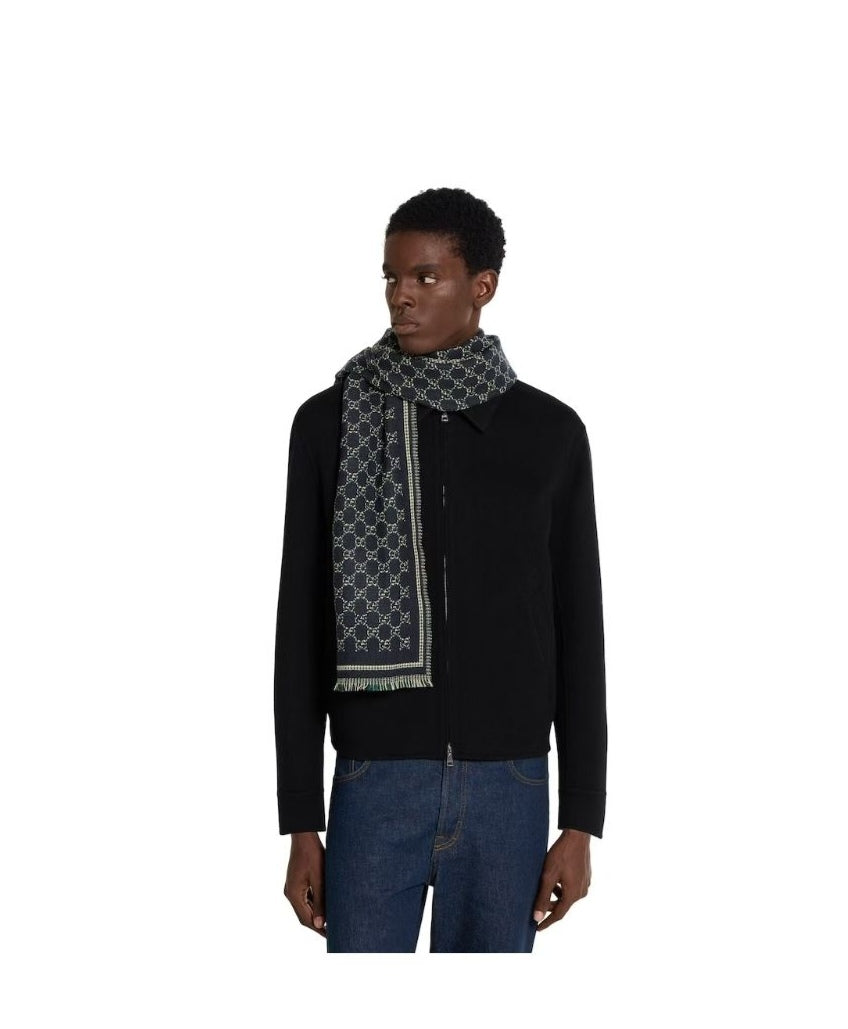 wool tassel Scarf for women - product detail view