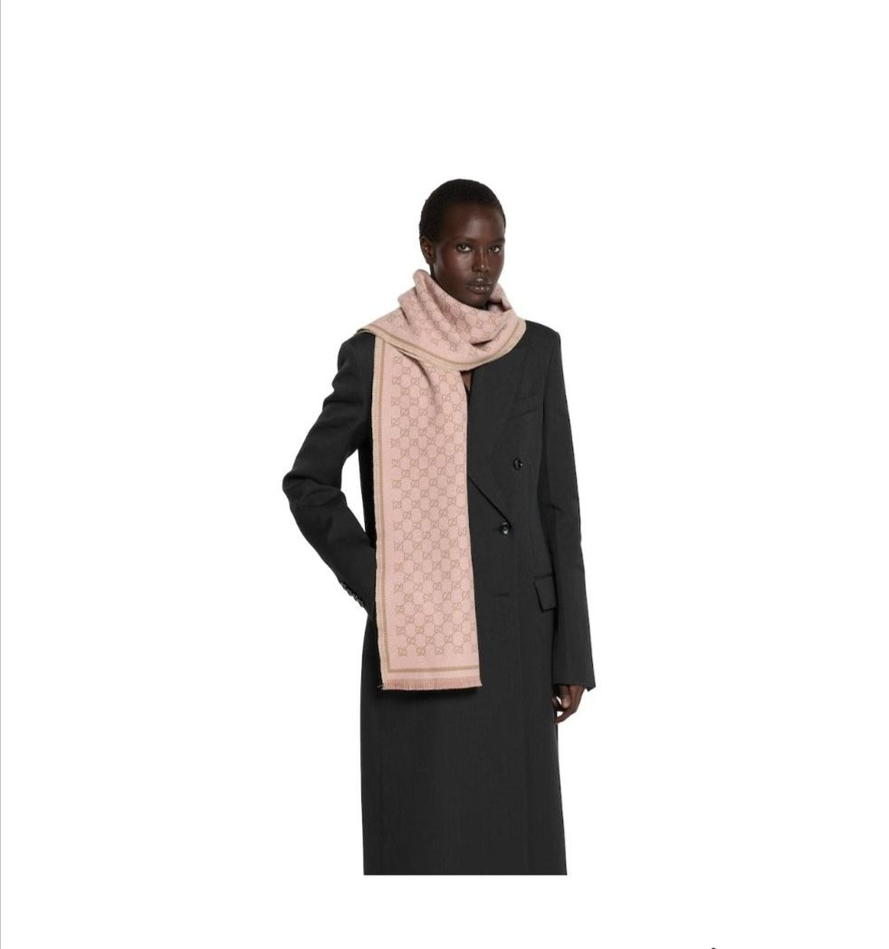 wool tassel Scarf for women - product detail view