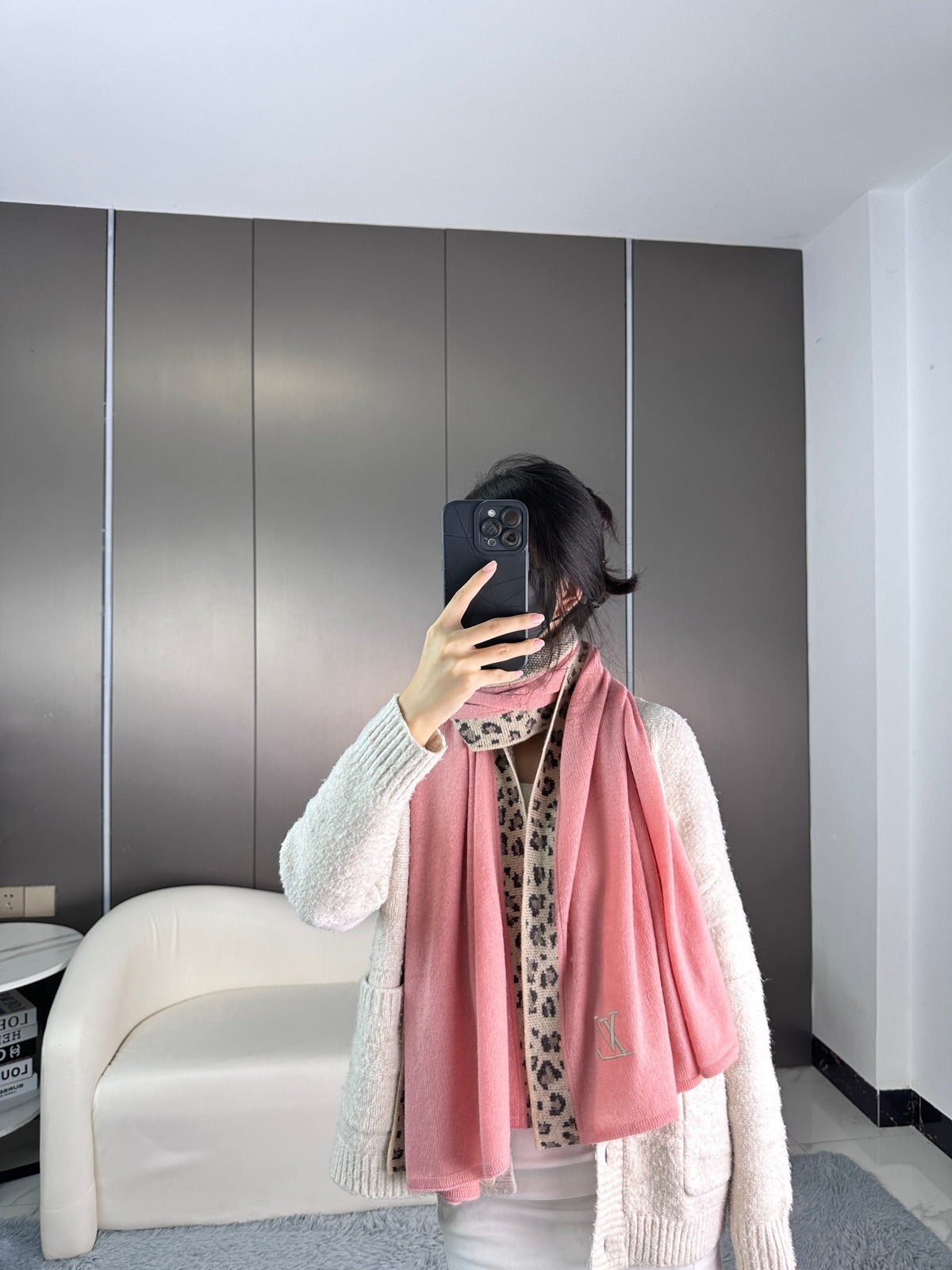 velvet letter Jacket for women - alternate angle view 2