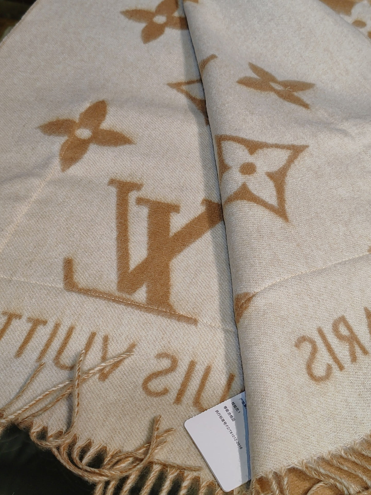 leather inlaid Shawl for women - alternate angle view 5