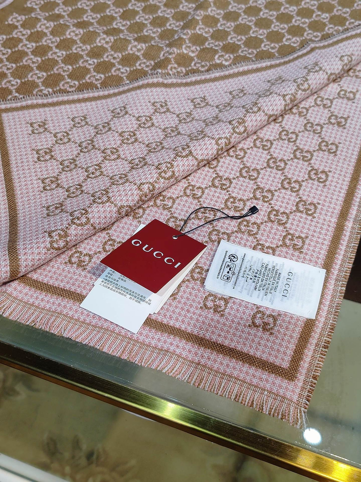 wool tassel Scarf for women - alternate angle view 8