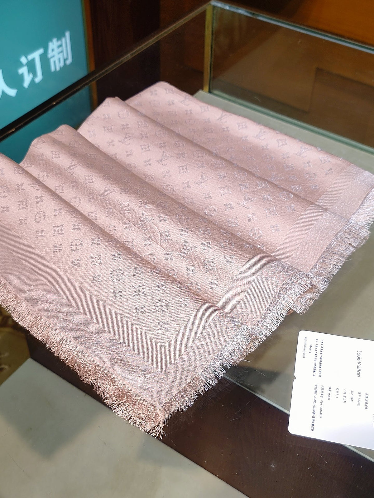 two-tone velvet floral Shawl for women - alternate angle view 6