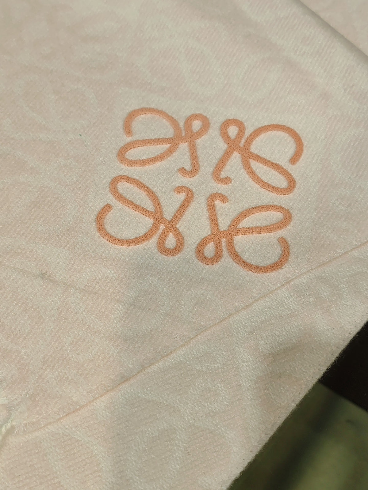 tan embossed Scarf for women - alternate angle view 7
