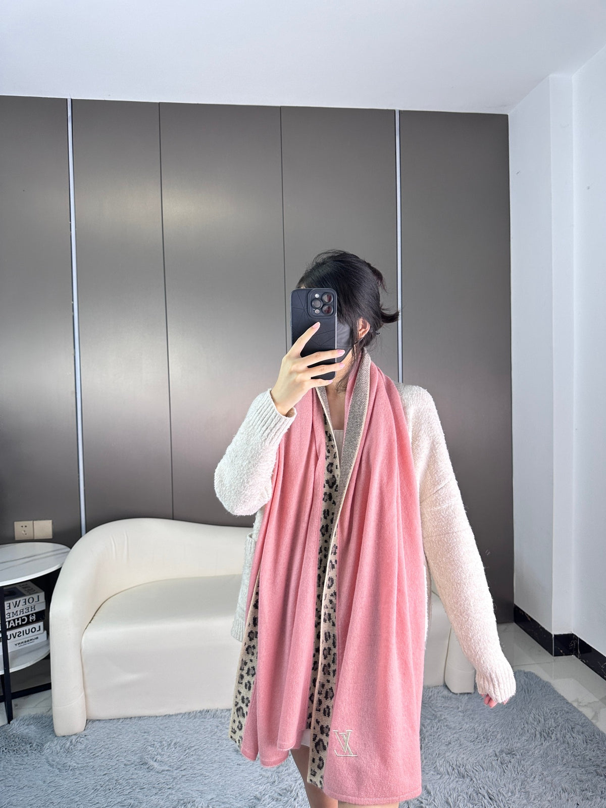 velvet letter Jacket for women - product detail view