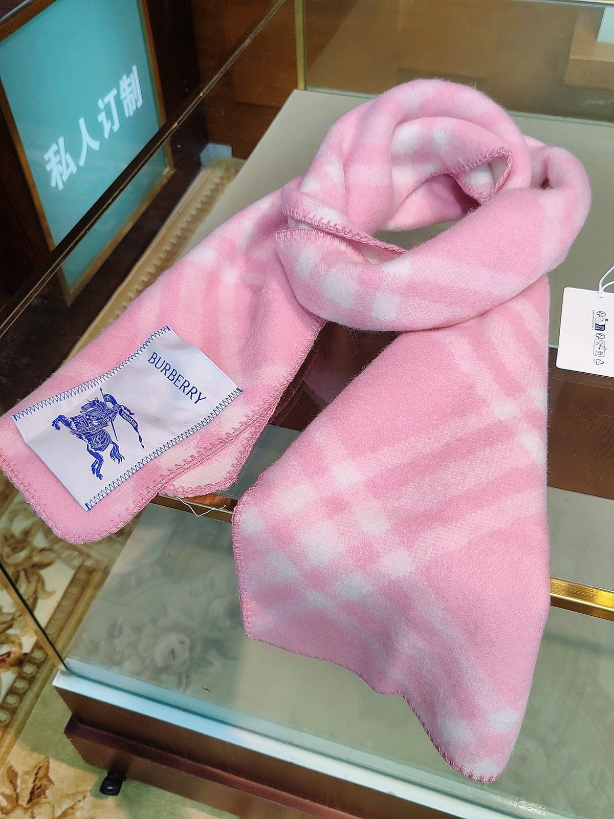 velvet inlaid Scarf for women - alternate angle view 2