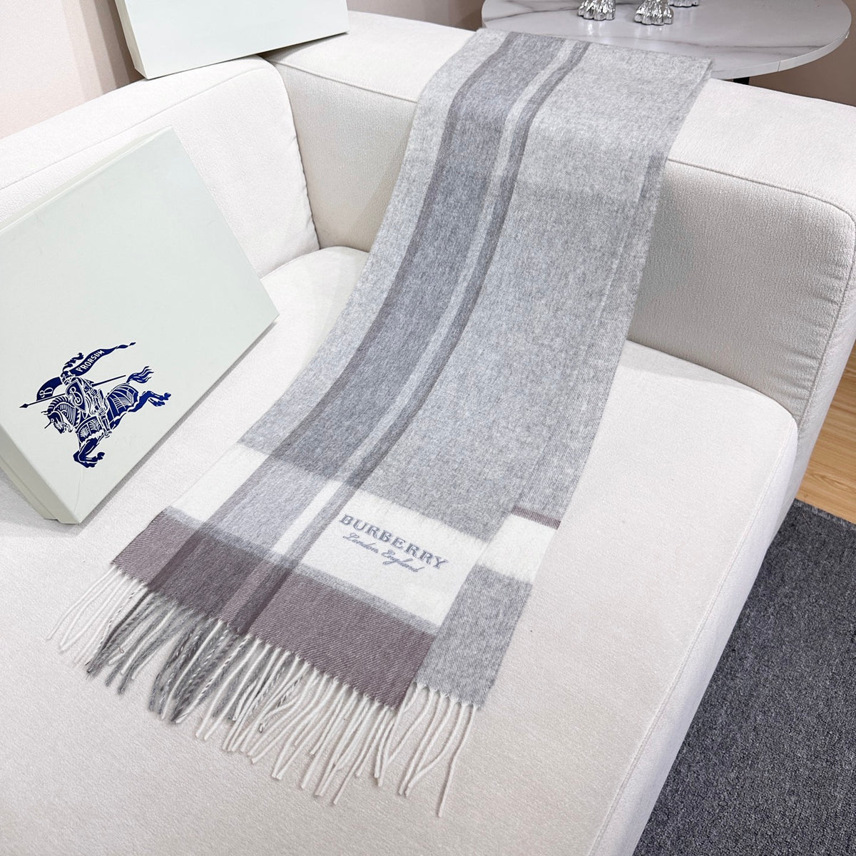 velvet letter Scarf for men - alternate angle view 3