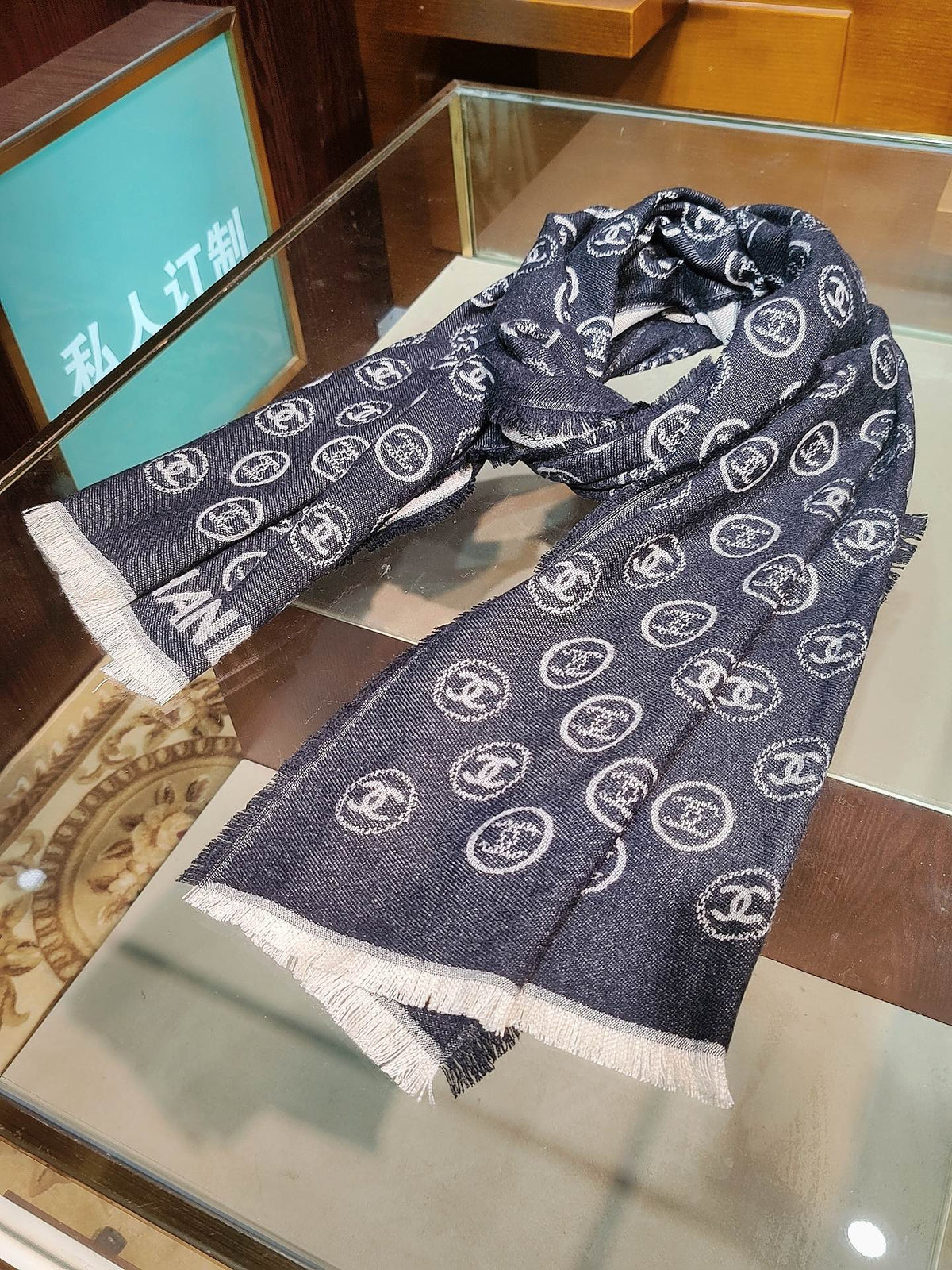 gray velvet floral Suit for men and women - alternate angle view 3