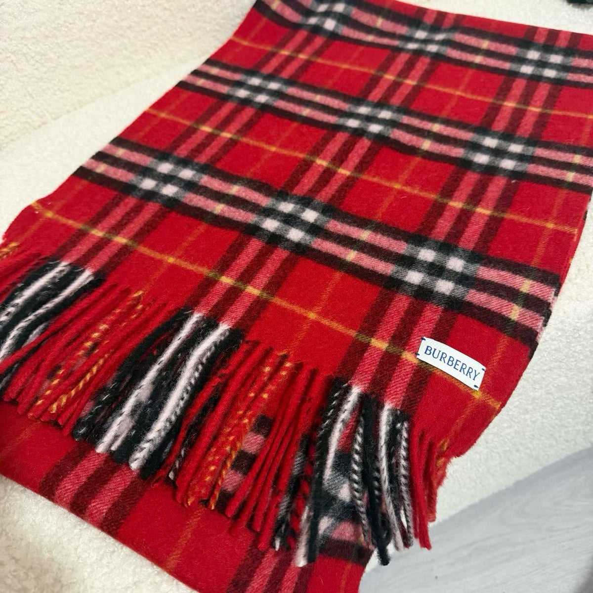 gold velvet christmas Scarf for women - alternate angle view 6