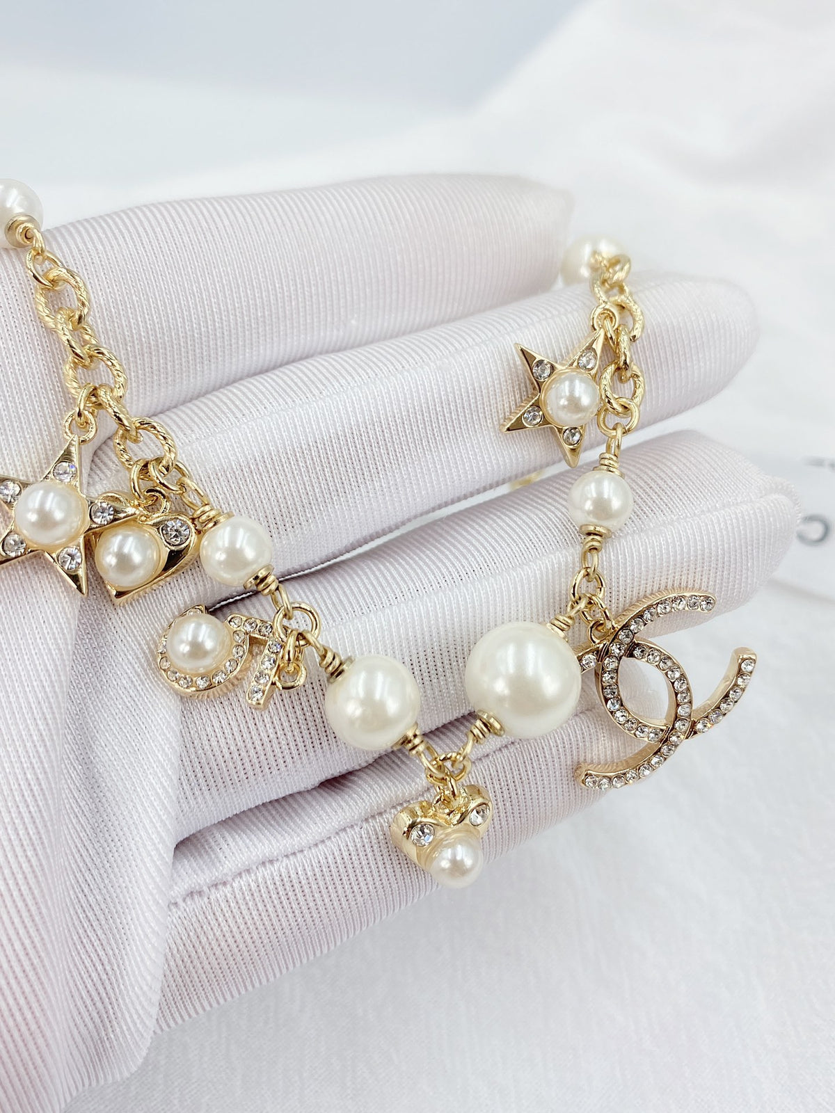 yellow brass dreamy Bracelet for women - alternate angle view 5