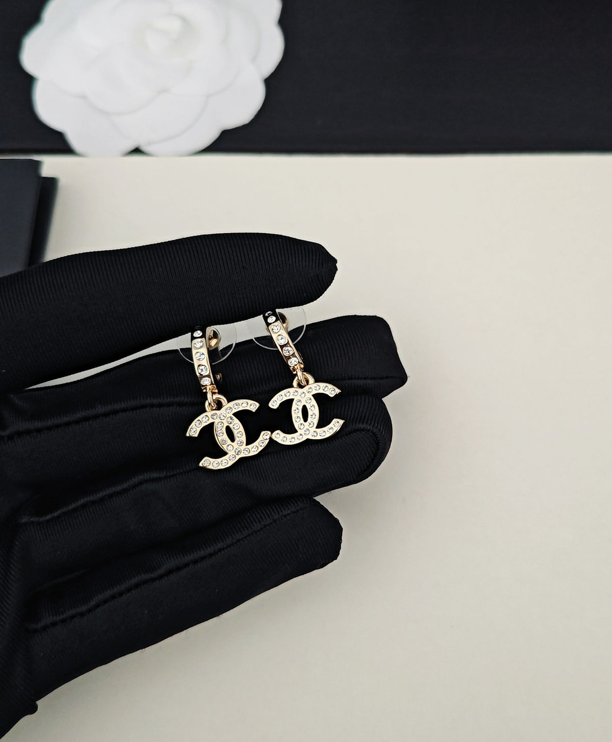 white brass fashion accessory for women - alternate angle view 3