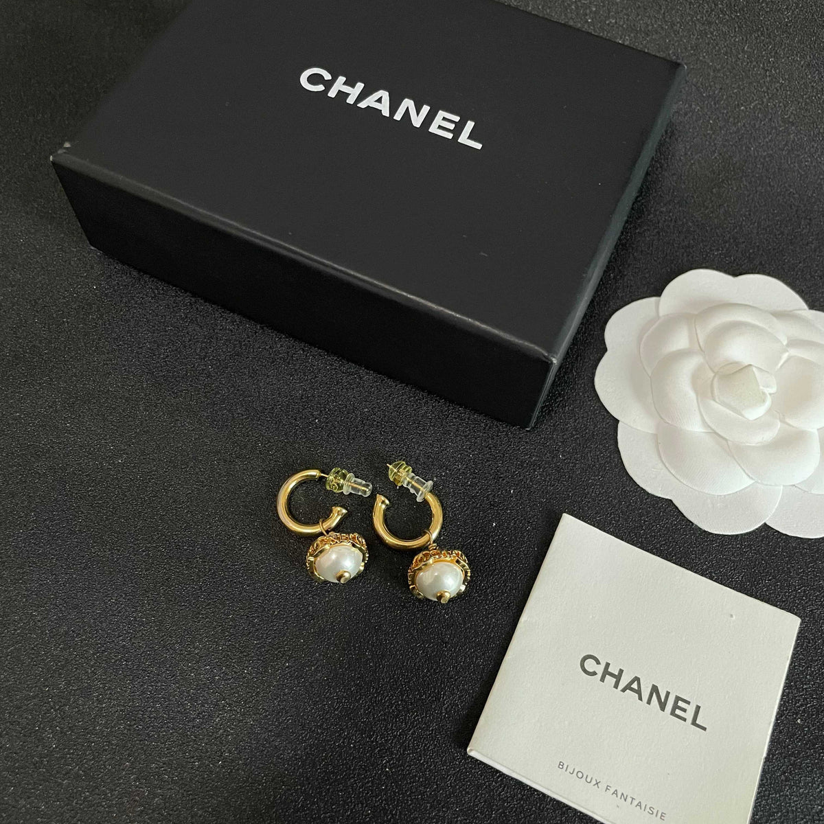 letter Stud Earrings for women - alternate angle view 5