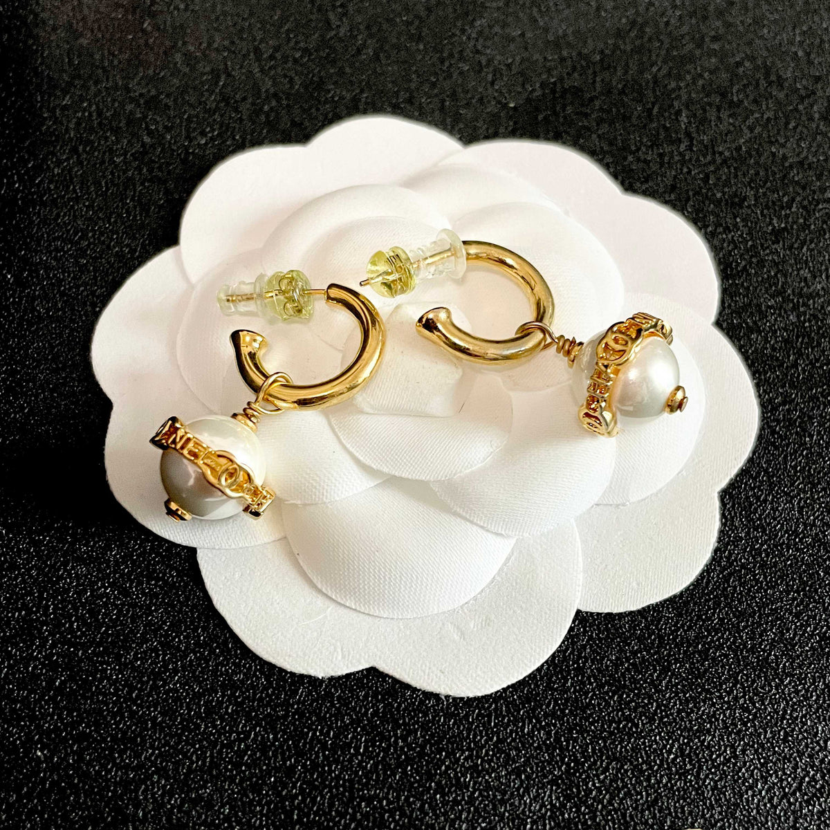 letter Stud Earrings for women - alternate angle view 8