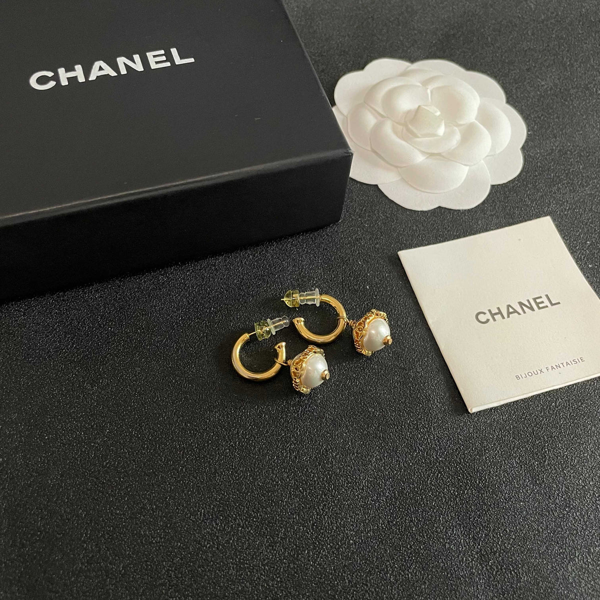 letter Stud Earrings for women - alternate angle view 6