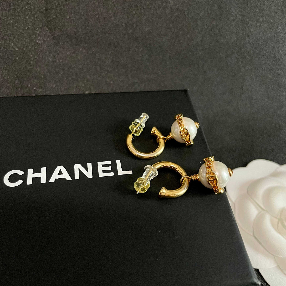letter Stud Earrings for women - alternate angle view 9