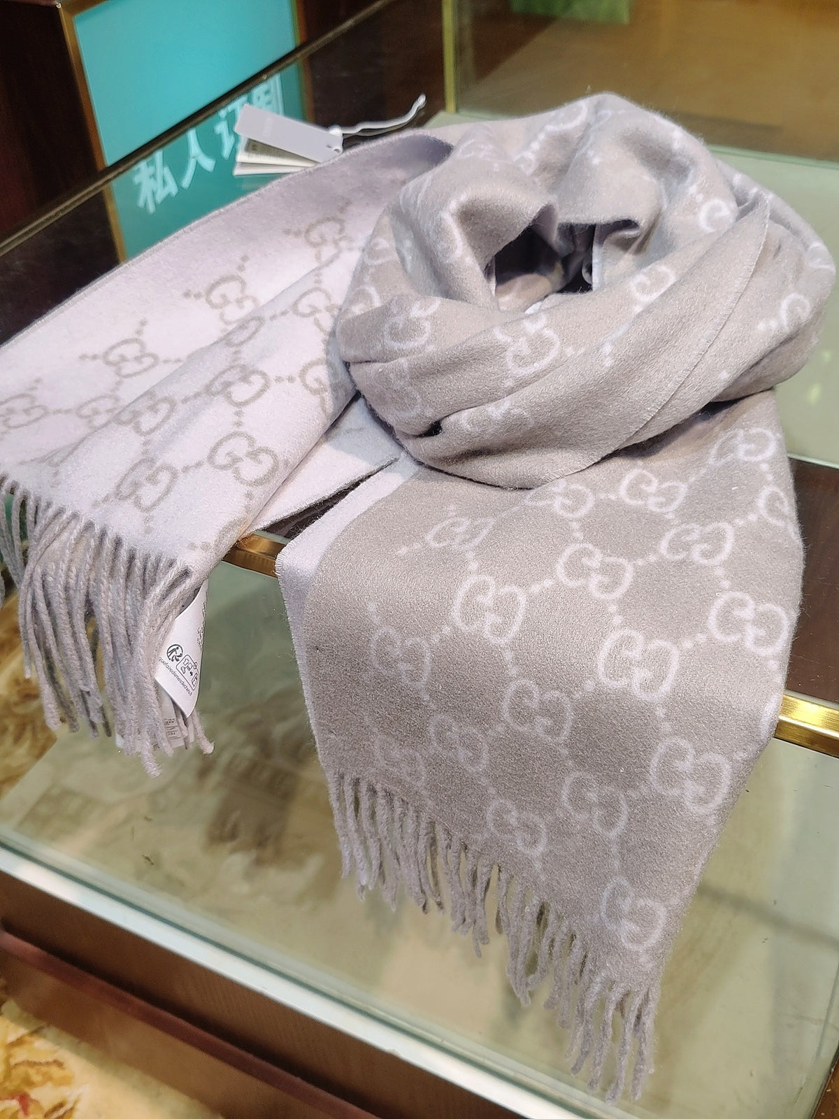 velvet Scarf for women - alternate angle view 2