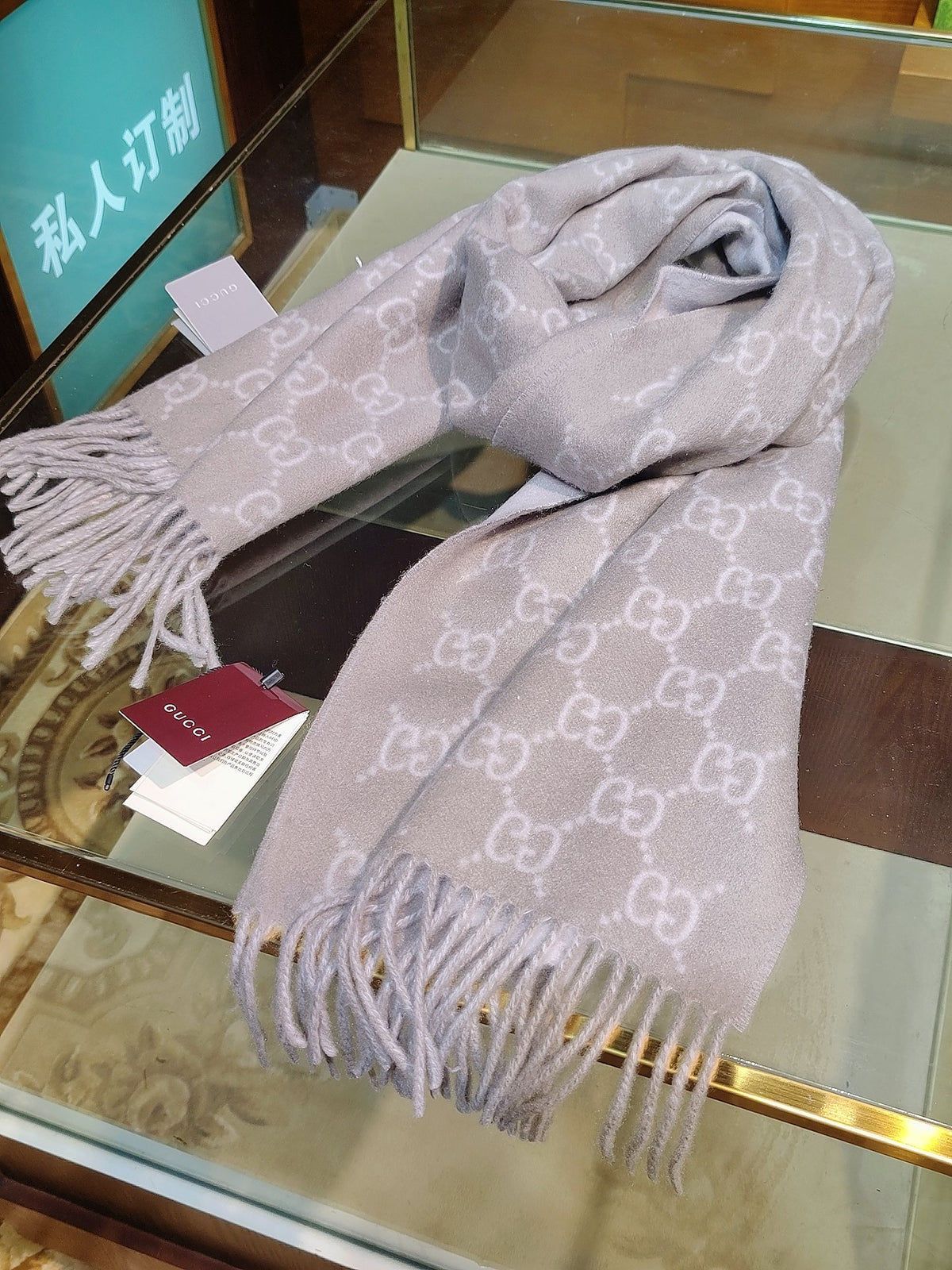 velvet Scarf for women - alternate angle view 3