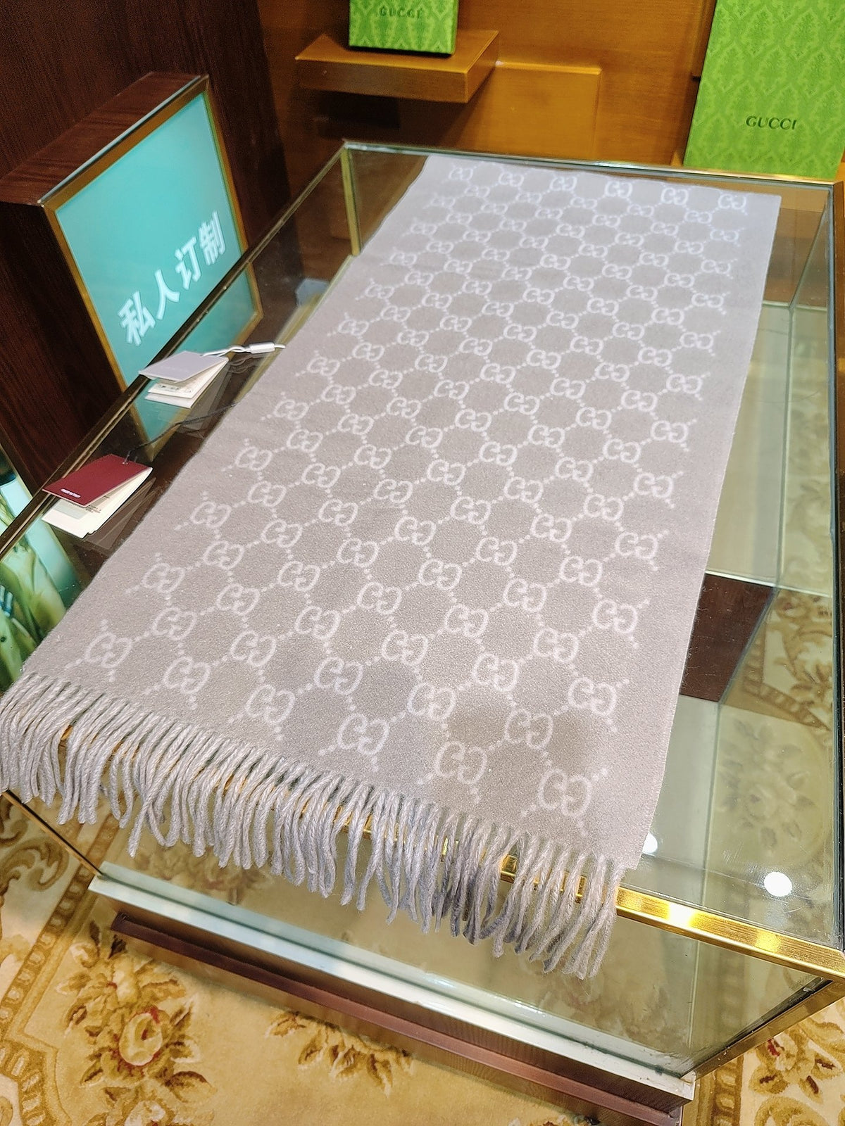 velvet Scarf for women - alternate angle view 9