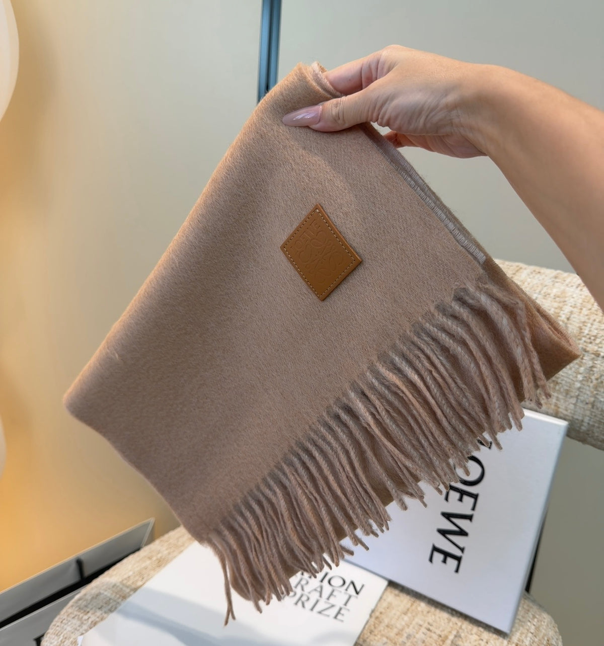 elegant Scarf for unisex couple - alternate angle view 3