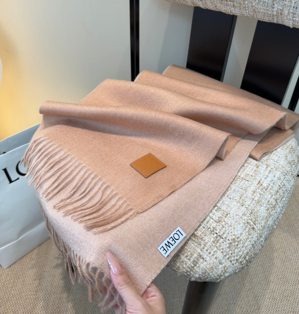 elegant Scarf for unisex couple - alternate angle view 5