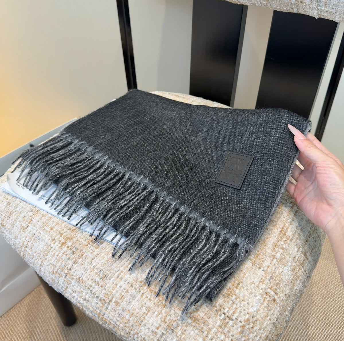 elegant Scarf for unisex couple - alternate angle view 3