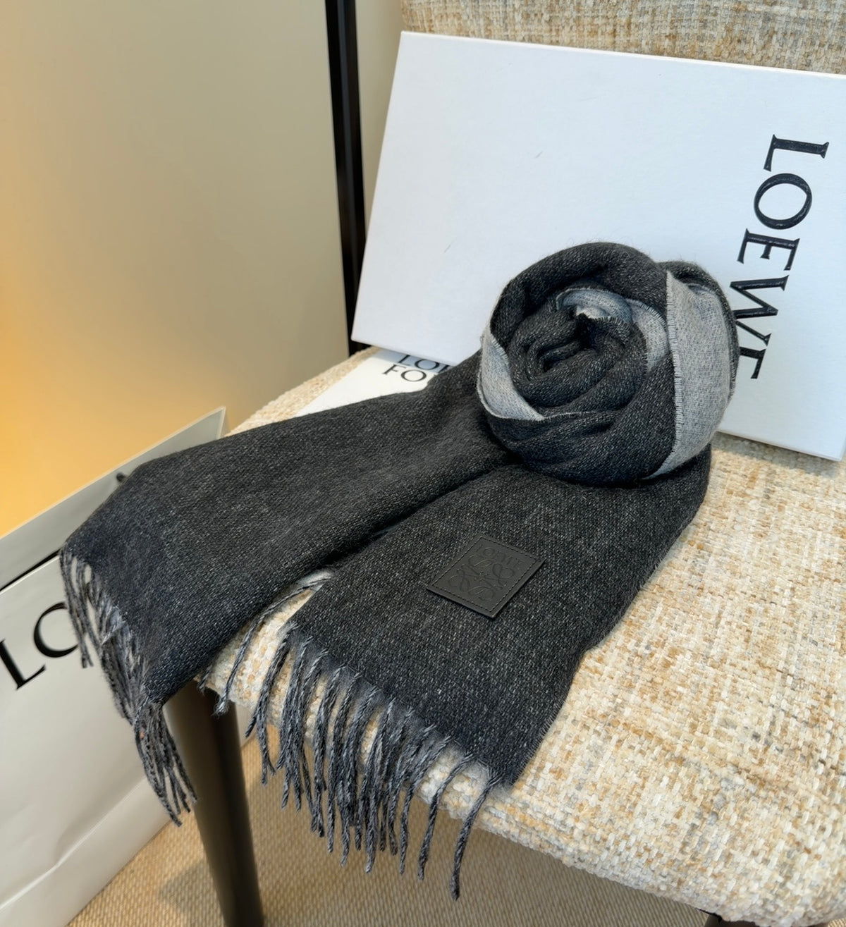 elegant Scarf for unisex couple - alternate angle view 8