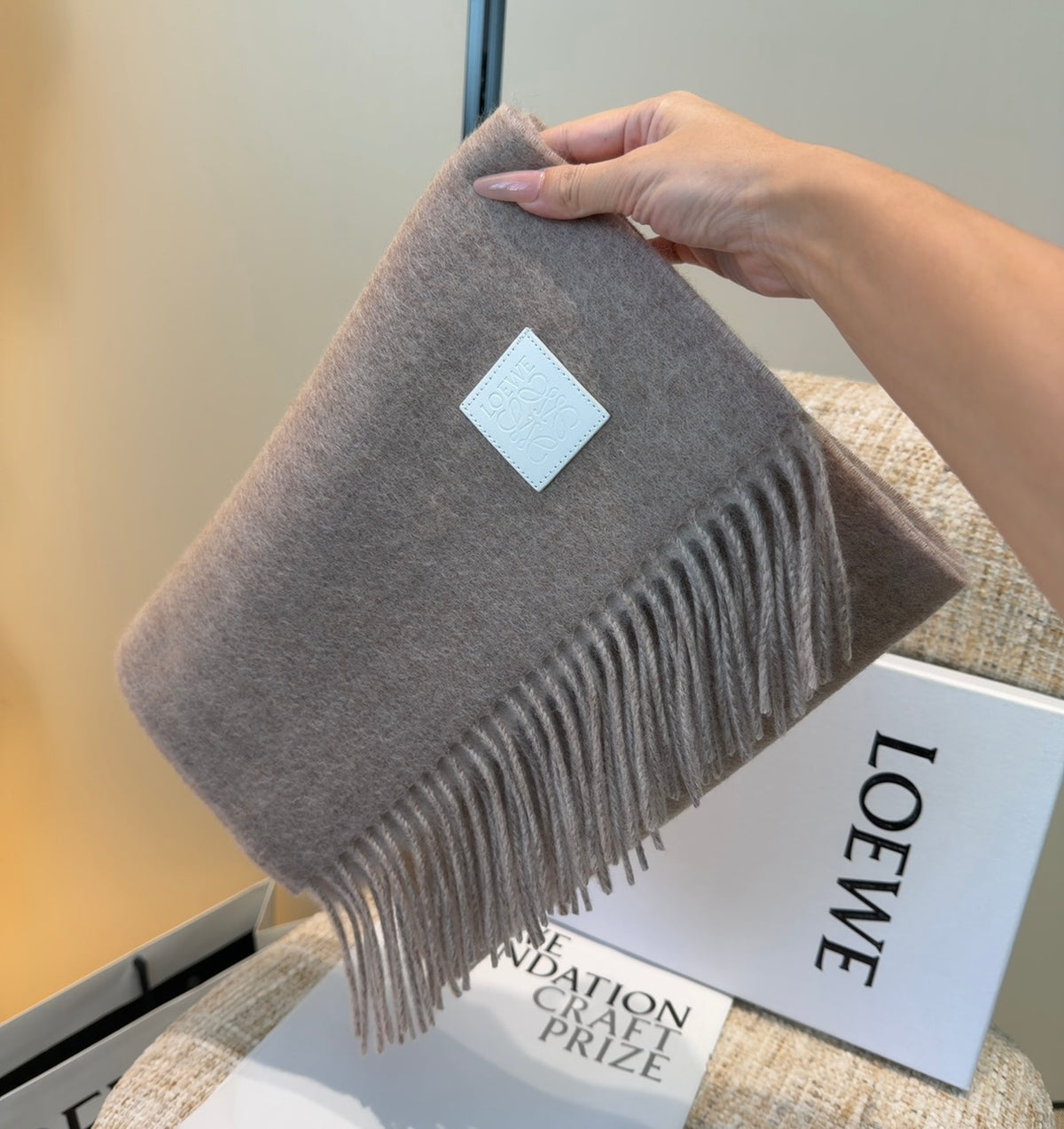 elegant Scarf for unisex couple - alternate angle view 3