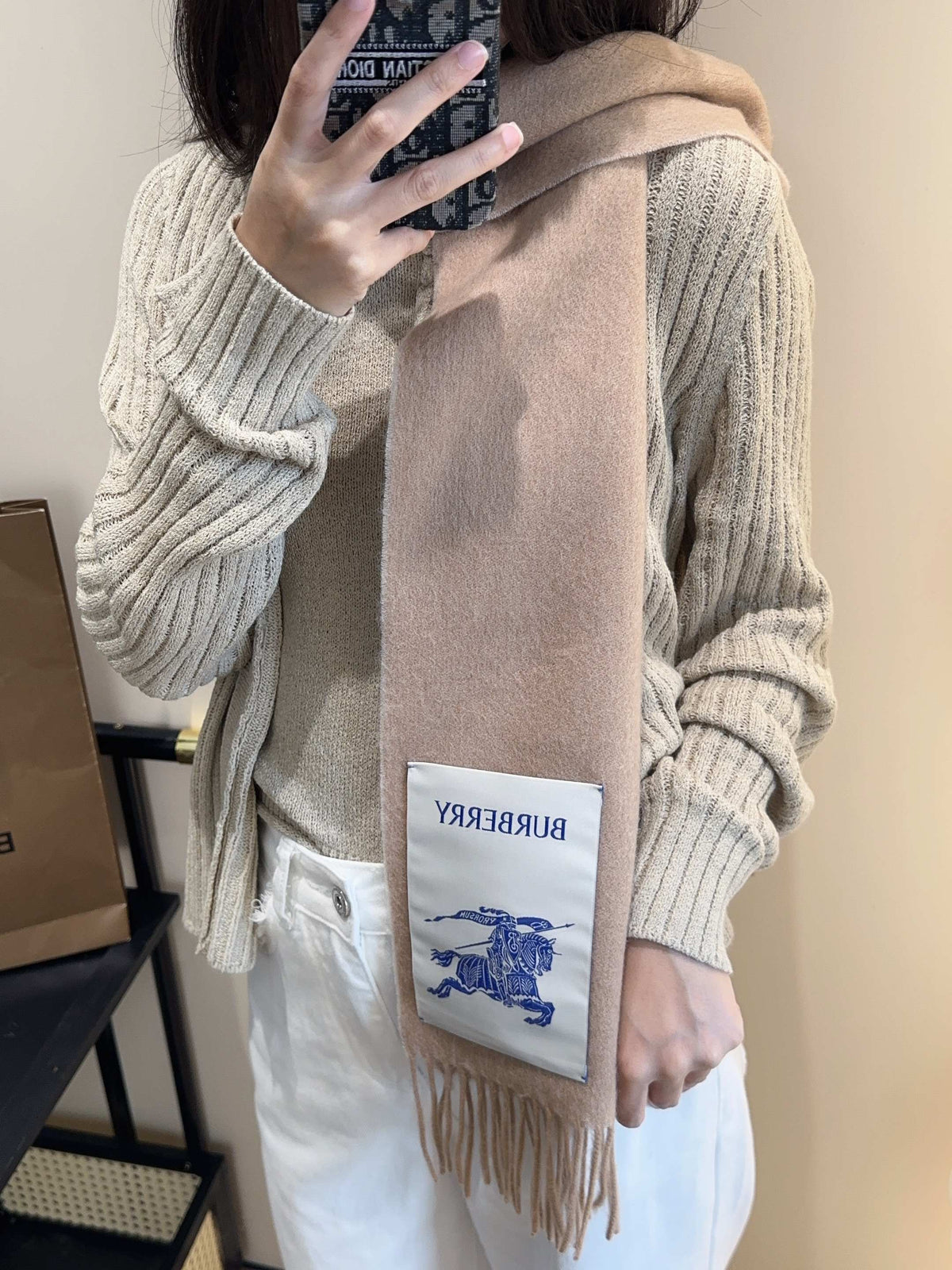 stylish Scarf for men - alternate angle view 2