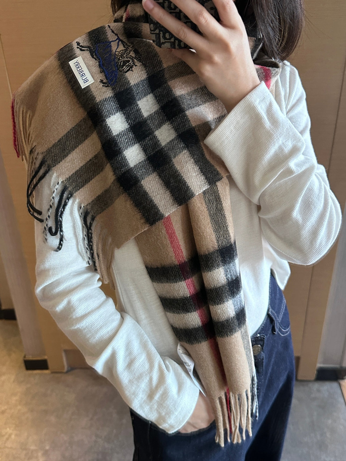 stylish Scarf for men - alternate angle view 2