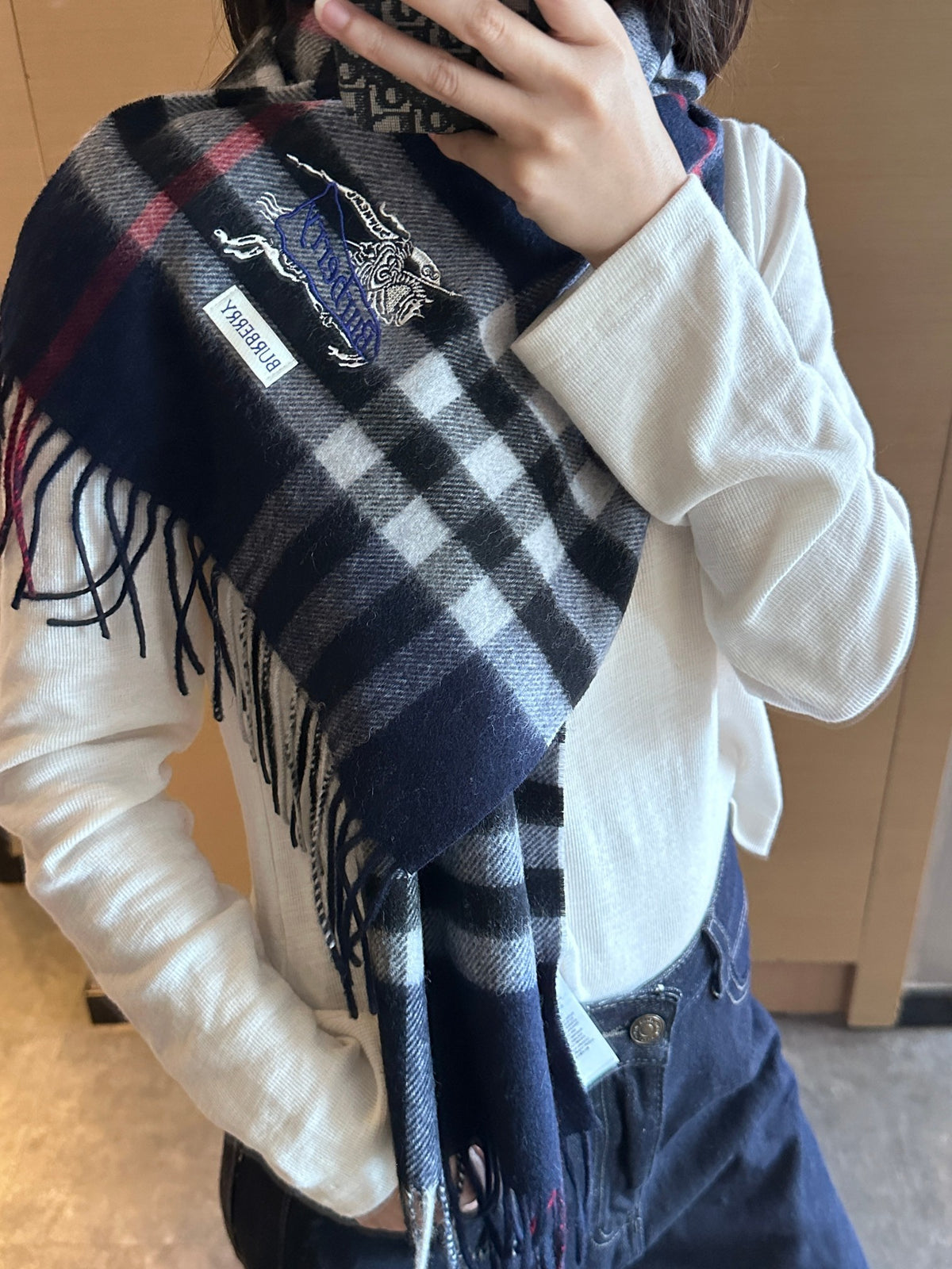 stylish Scarf for men - alternate angle view 2