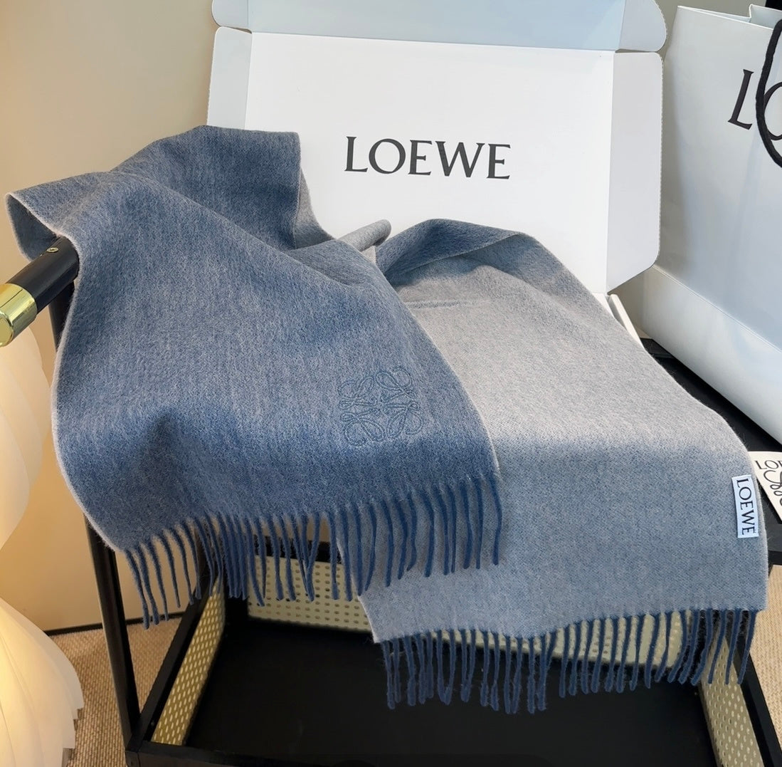 contrast color edgy Scarf for unisex couple - alternate angle view 9