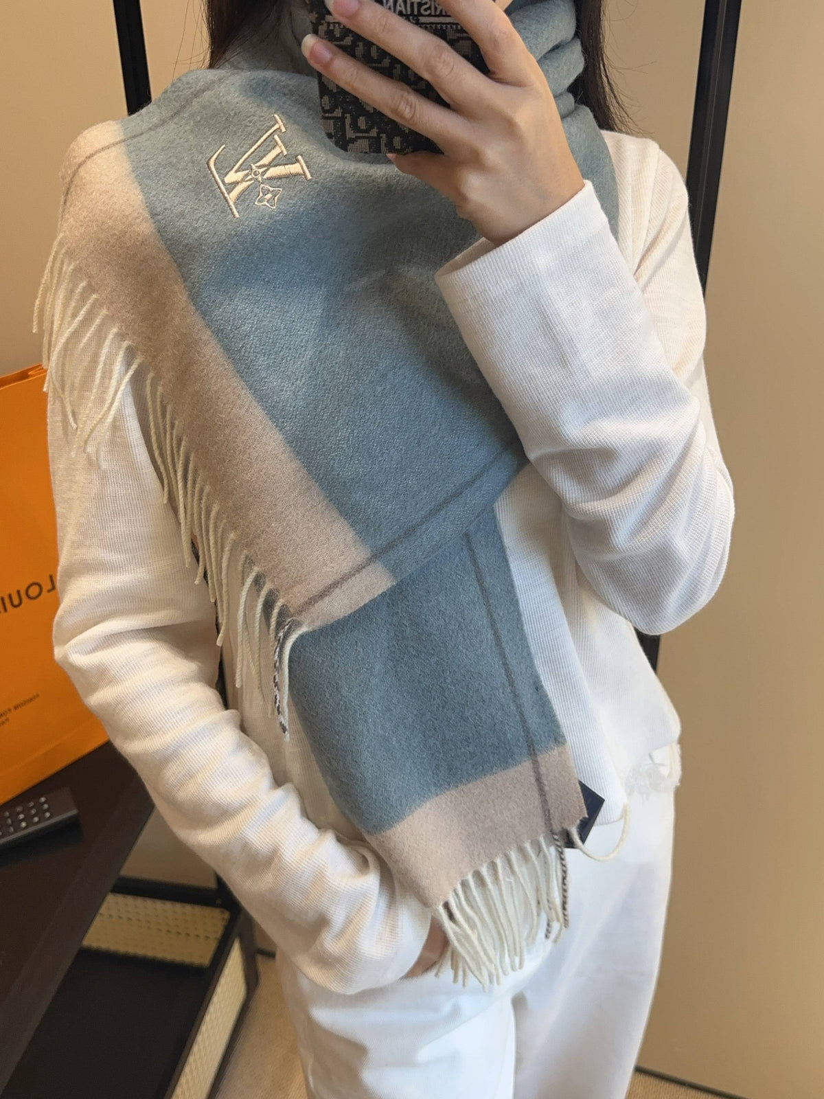 stylish Scarf for men - alternate angle view 2