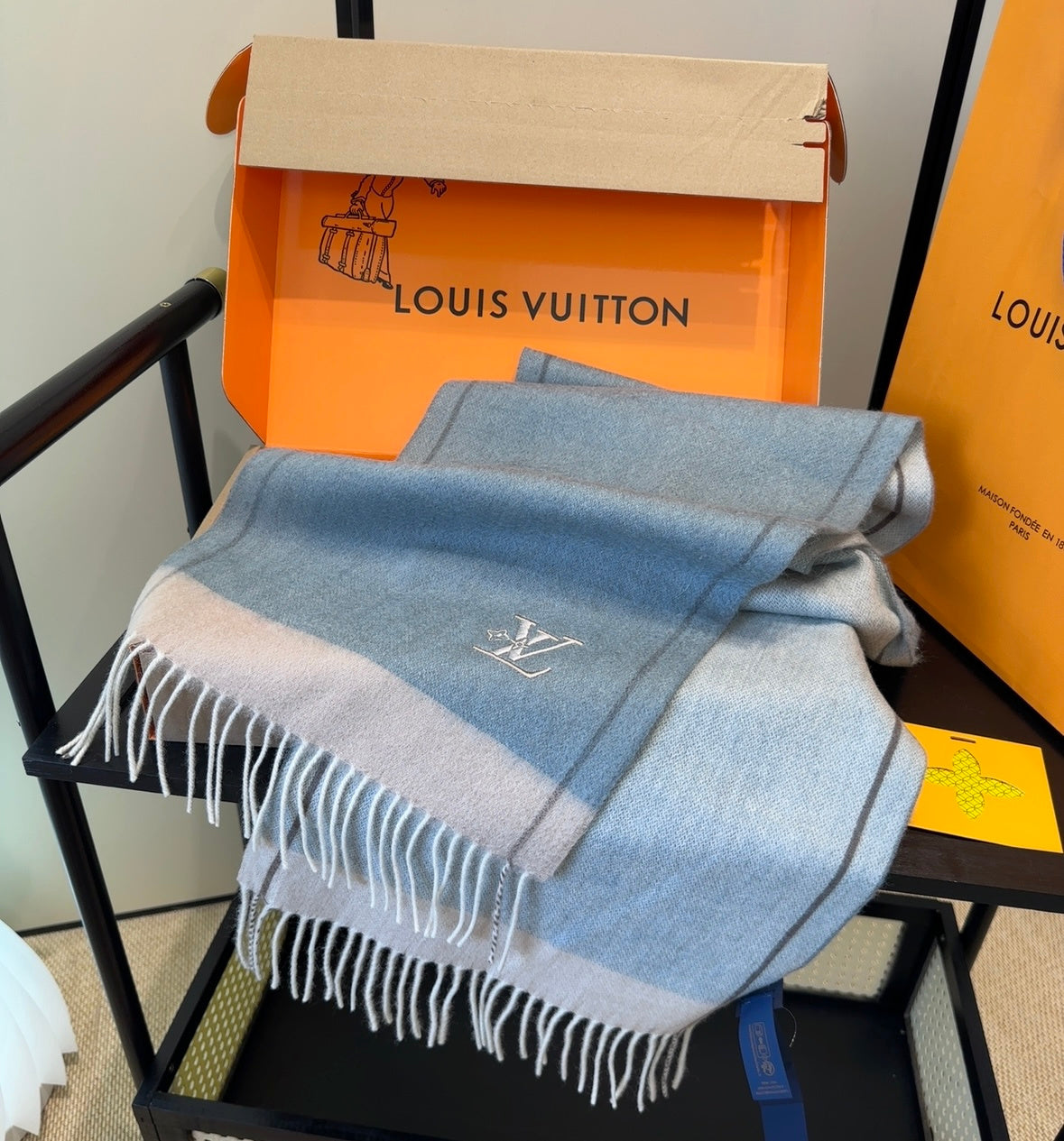 stylish Scarf for men - alternate angle view 9