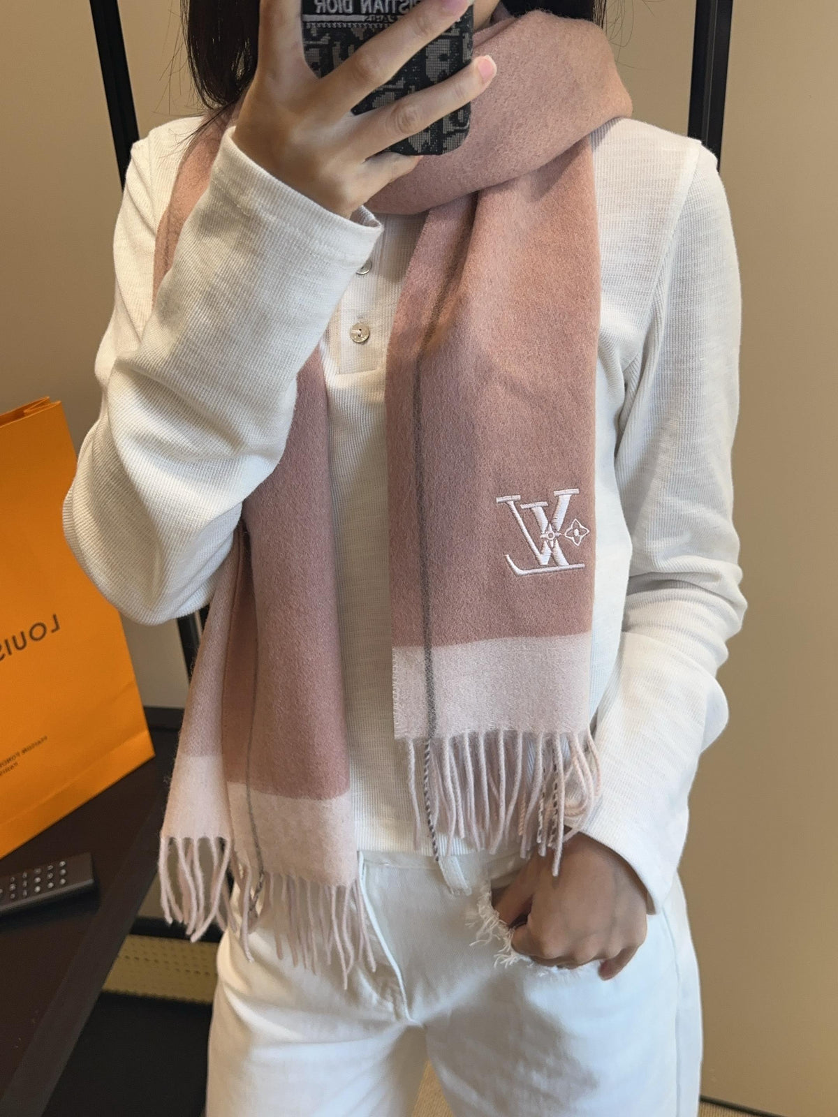 stylish Scarf for men - alternate angle view 2
