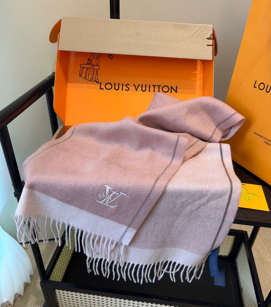 stylish Scarf for men - alternate angle view 8