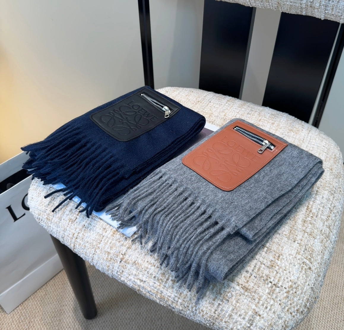 elegant Scarf for unisex couple - alternate angle view 3