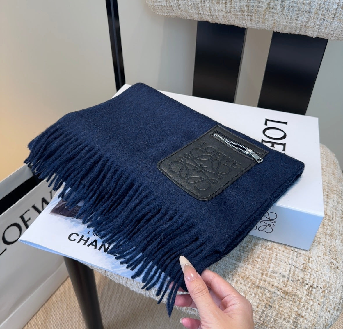elegant Scarf for unisex couple - alternate angle view 6