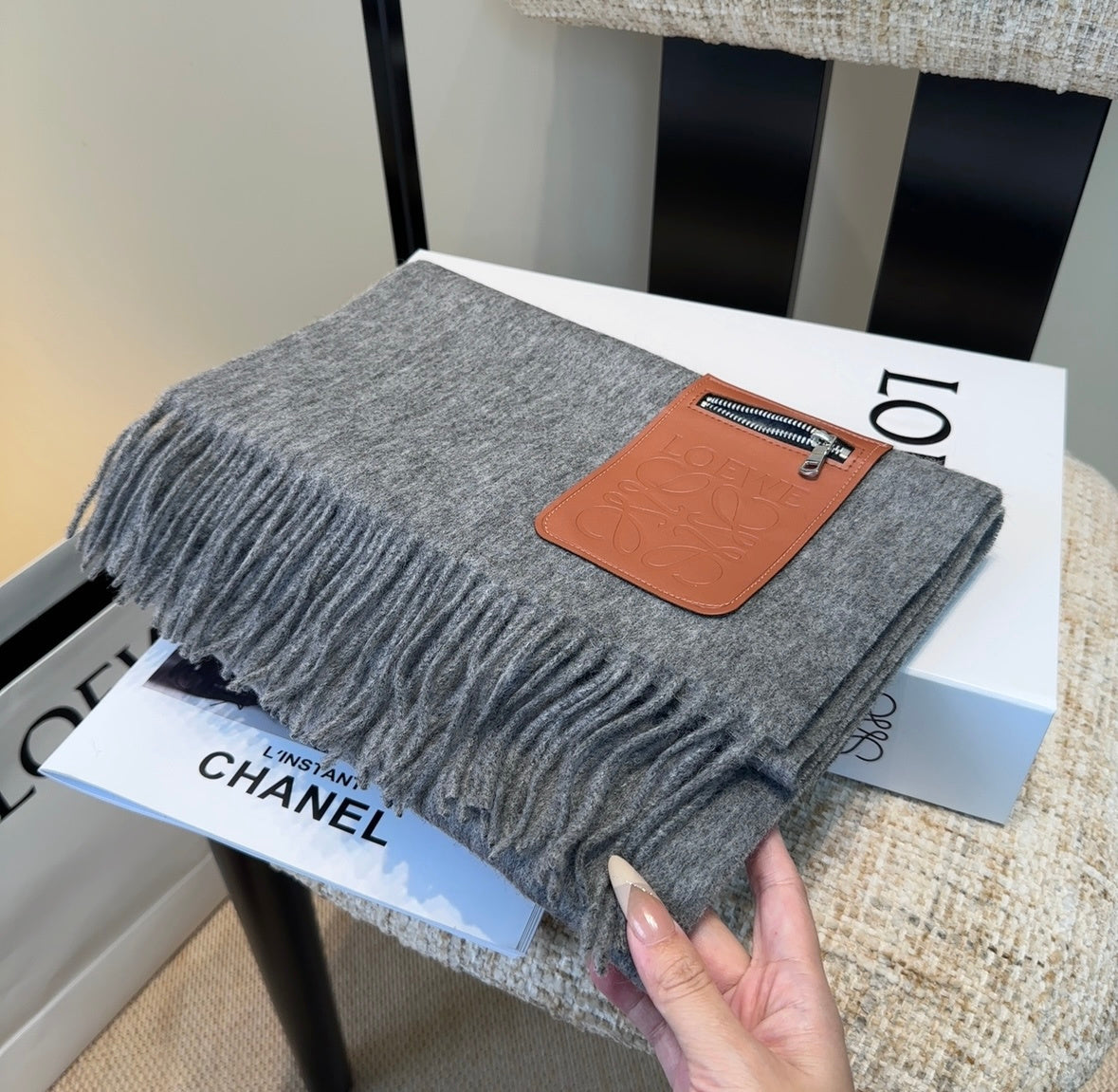elegant Scarf for unisex couple - alternate angle view 6