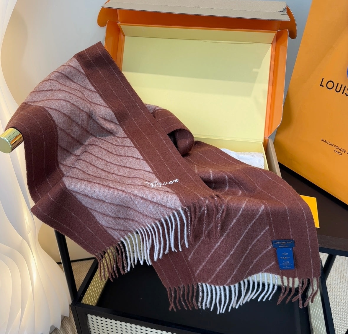stylish Scarf for men - alternate angle view 5
