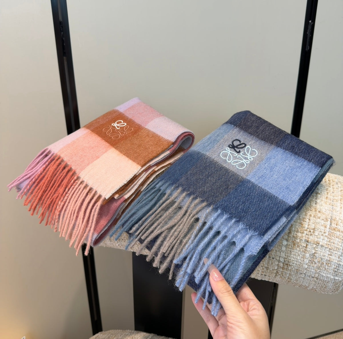 elegant Scarf for unisex couple - alternate angle view 3