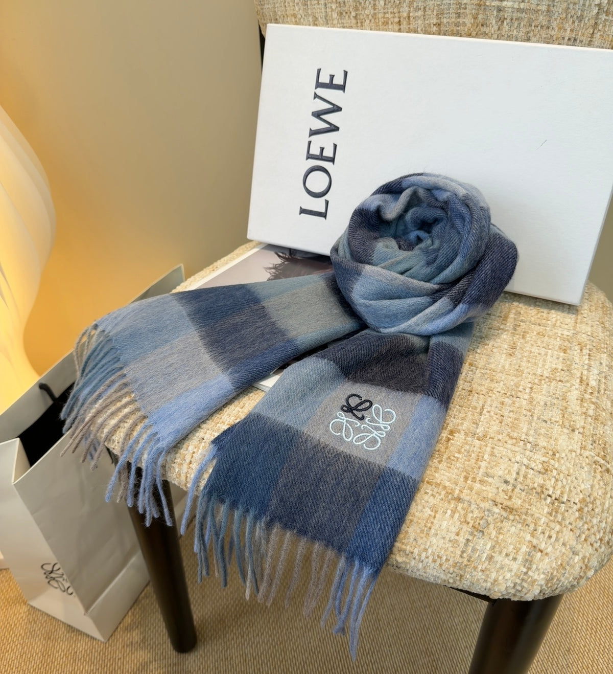 elegant Scarf for unisex couple - alternate angle view 9