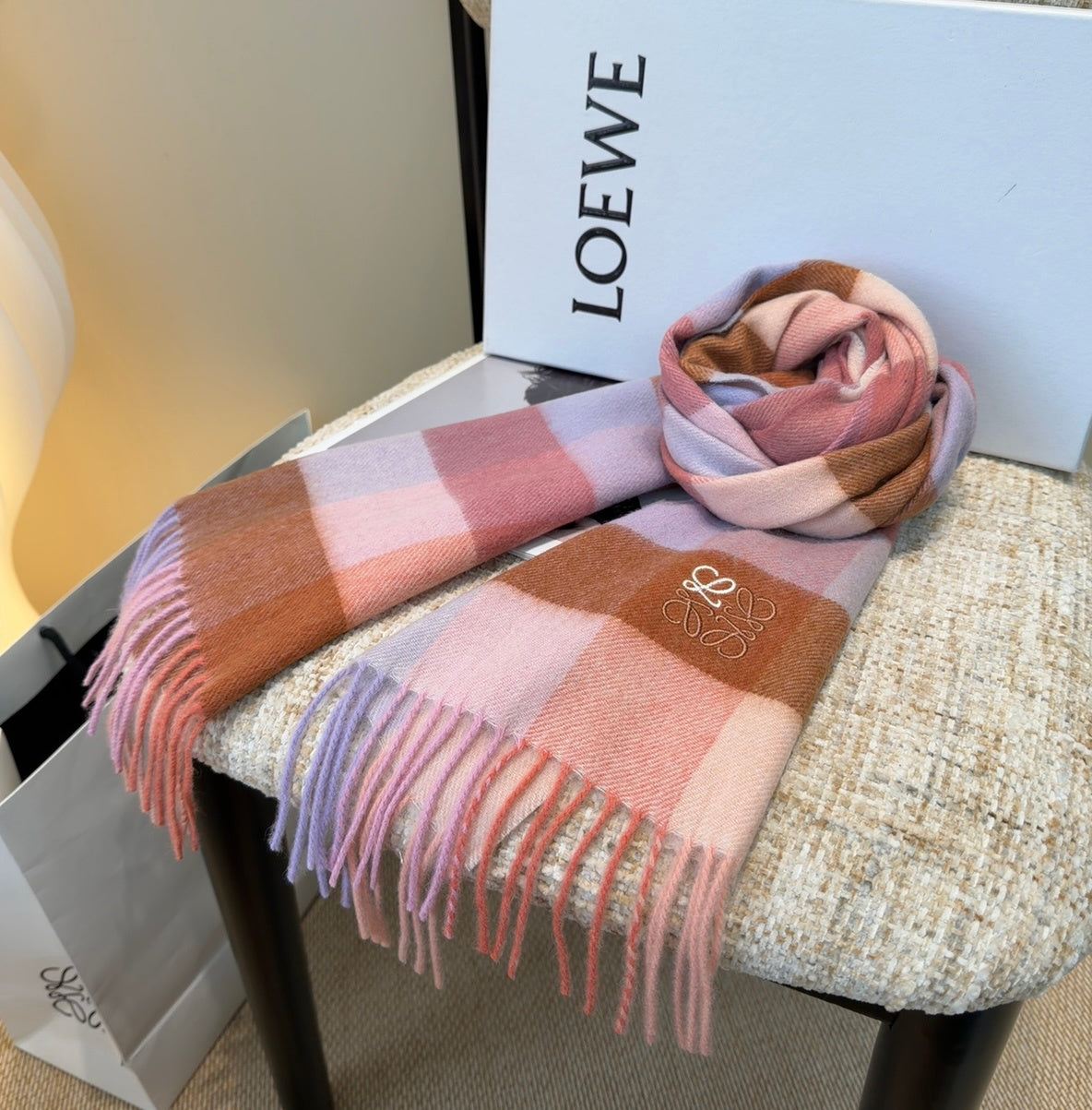 elegant Scarf for unisex couple - alternate angle view 9
