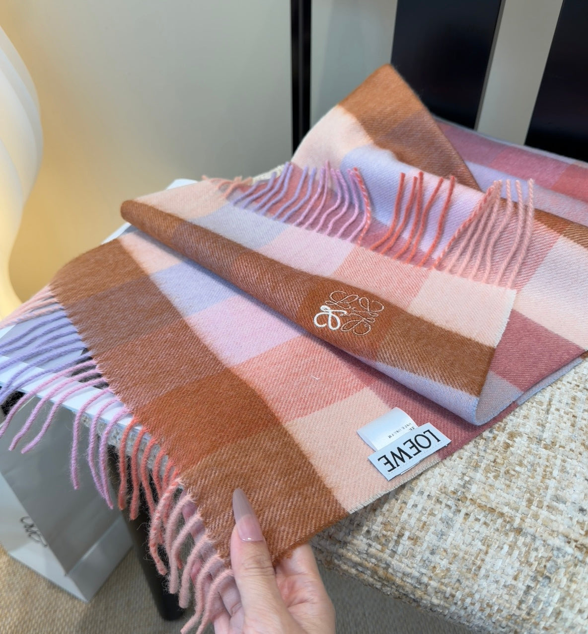 elegant Scarf for unisex couple - alternate angle view 7