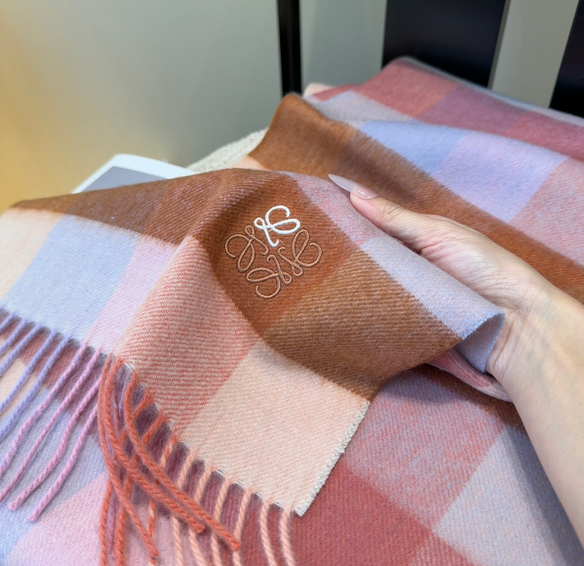elegant Scarf for unisex couple - alternate angle view 6