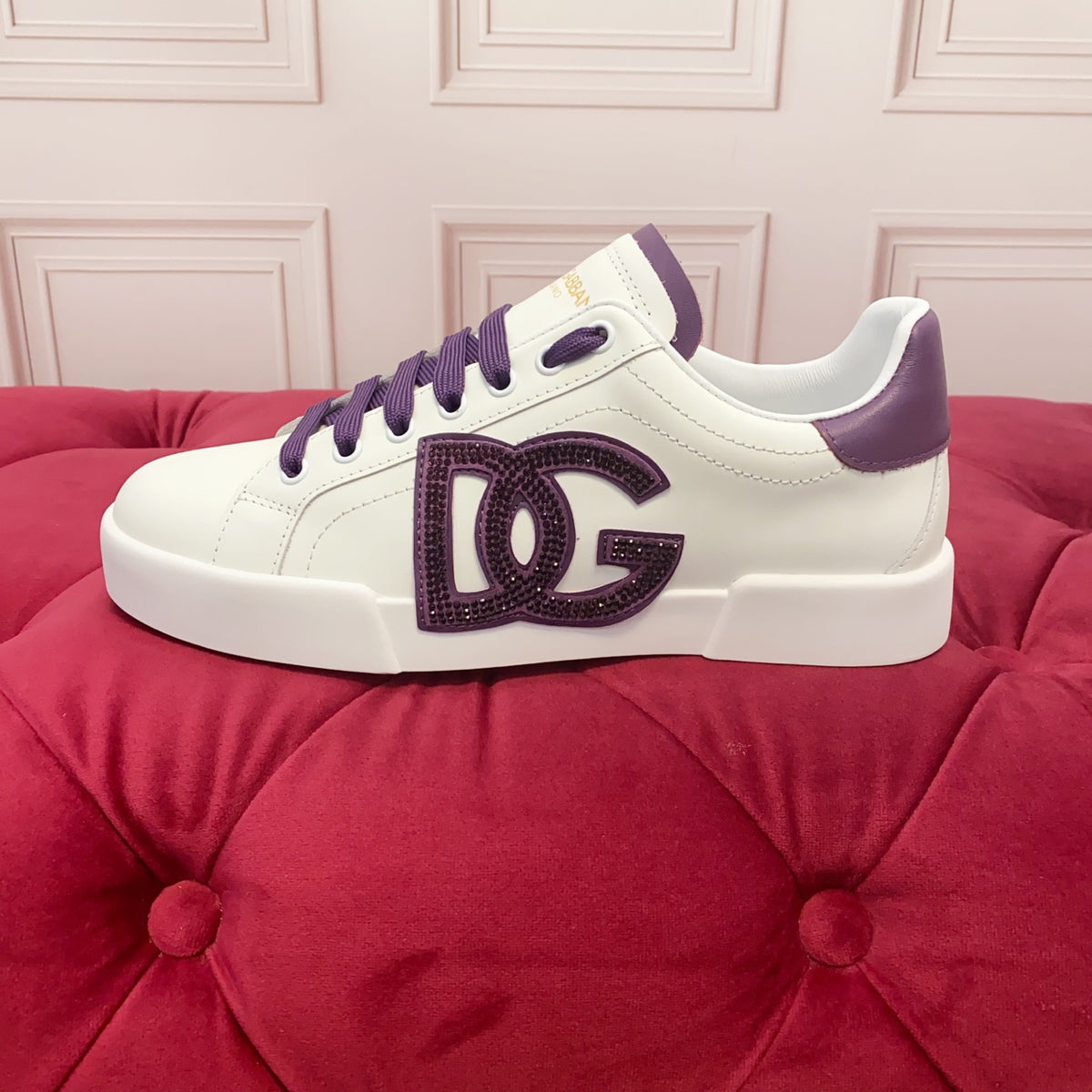 Dolce & Gabbana DG Heavy-Craft Calfskin Sneakers with 5D Accents