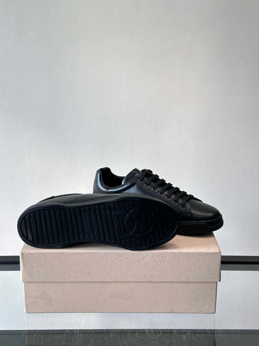 Dolce & Gabbana DG Heavy-Craft Calfskin Sneakers with 5D Accents