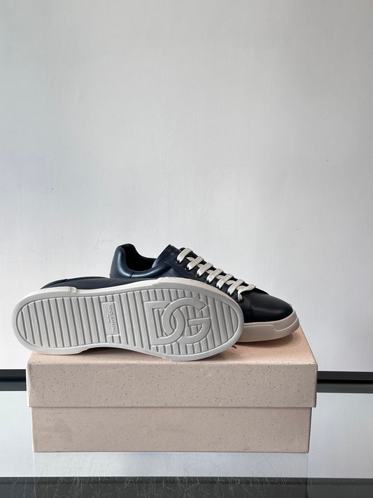 Dolce & Gabbana DG Heavy-Craft Calfskin Sneakers with 5D Accents