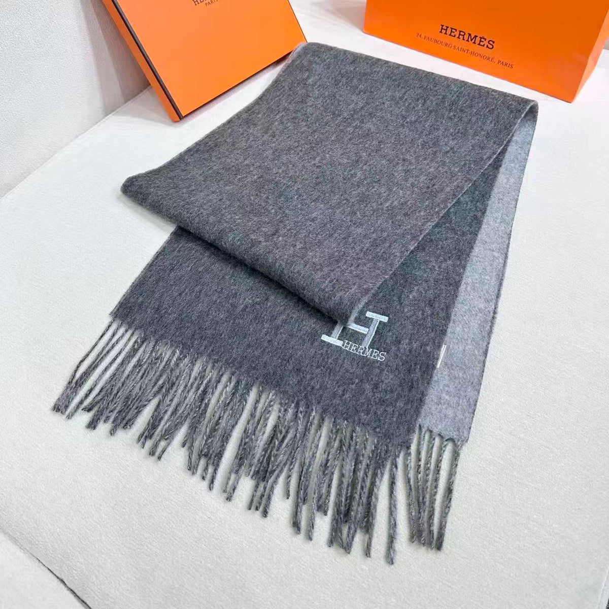 elegant Scarf for unisex couple - alternate angle view 6